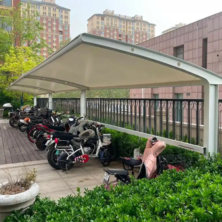 合浦县膜结构电动车棚